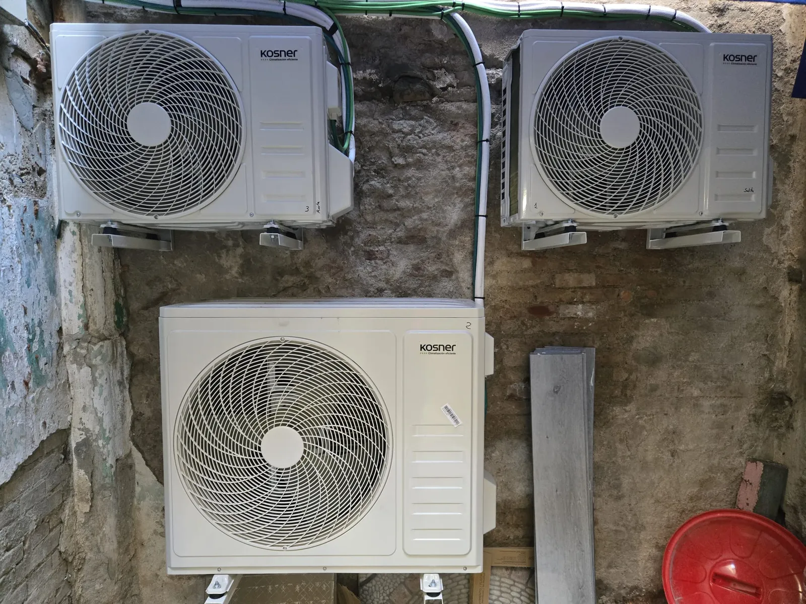 Unidades exteriores Kosner triple